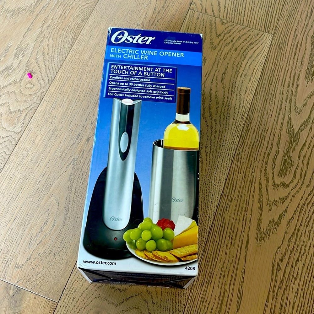 Oster Electric Wine Opener with Chiller